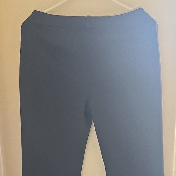 Express Black Dress Pants 7/8 – Front Zip, Flare - Picture 1 of 6